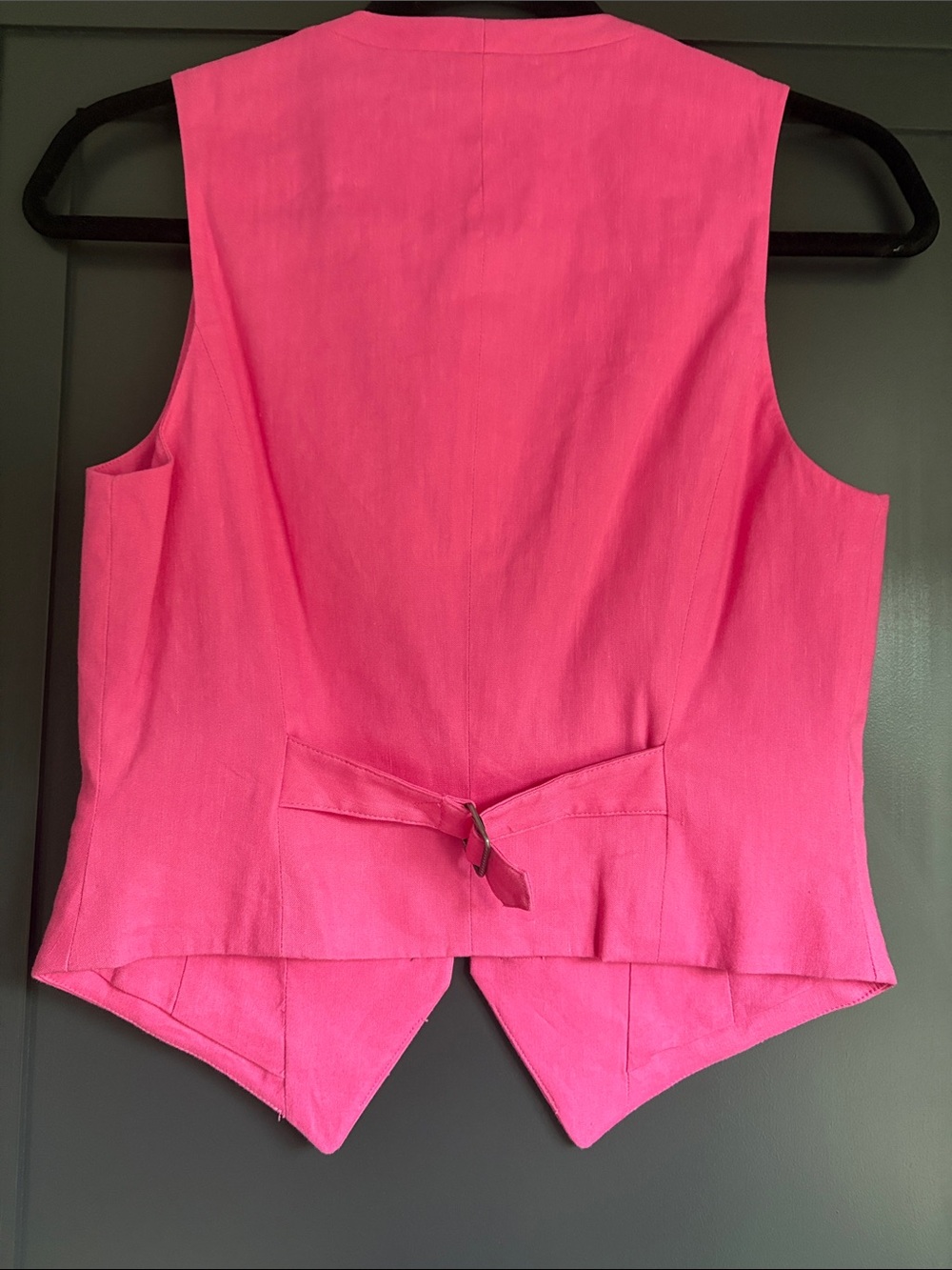 rag & bone fuchsia tailored vest - Picture 4 of 4
